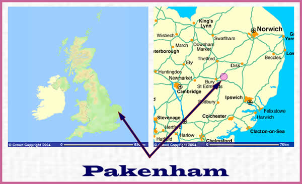 Maps for Pakenham - UK