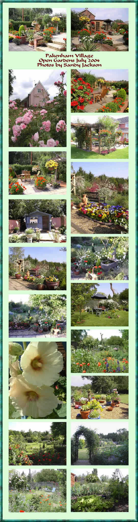Pakenham Village Open Gardens July 2004